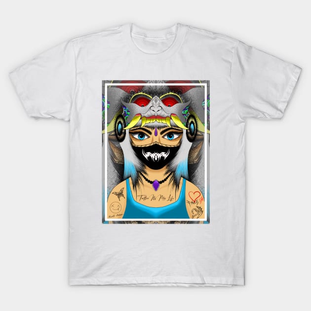 GIRL PUNKED T-Shirt by Ghembikz Art